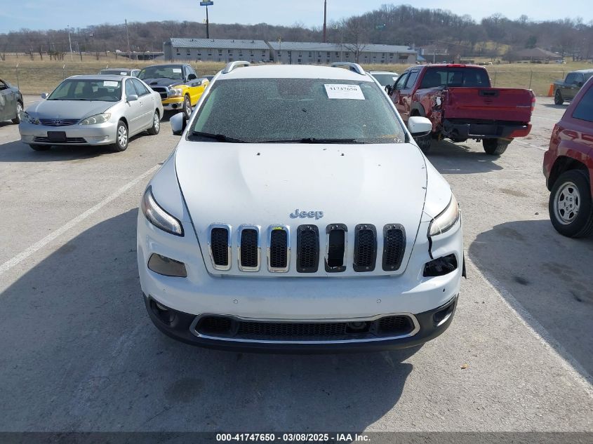 2014 Jeep Cherokee Limited VIN: 1C4PJMDS2EW299980 Lot: 41747650