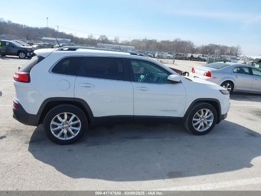 2014 Jeep Cherokee Limited VIN: 1C4PJMDS2EW299980 Lot: 41747650