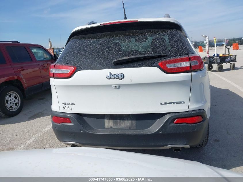 2014 Jeep Cherokee Limited VIN: 1C4PJMDS2EW299980 Lot: 41747650