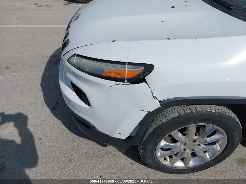 2014 Jeep Cherokee Limited VIN: 1C4PJMDS2EW299980 Lot: 41747650