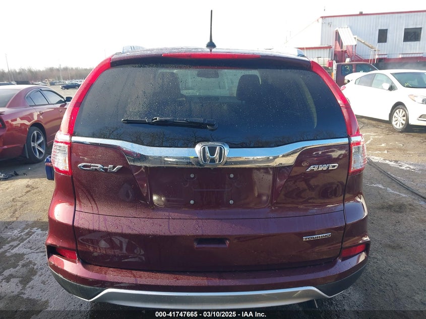 2015 HONDA CR-V TOURING - 5J6RM4H99FL101450