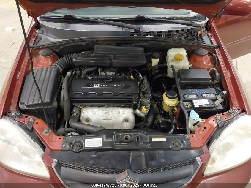 2007 Suzuki Forenza Convenience VIN: KL5JD56Z47K599789 Lot: 41747725