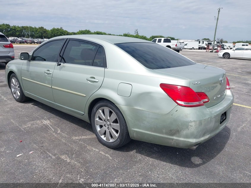 2007 TOYOTA AVALON VIN: 4T1BK36B27U219456