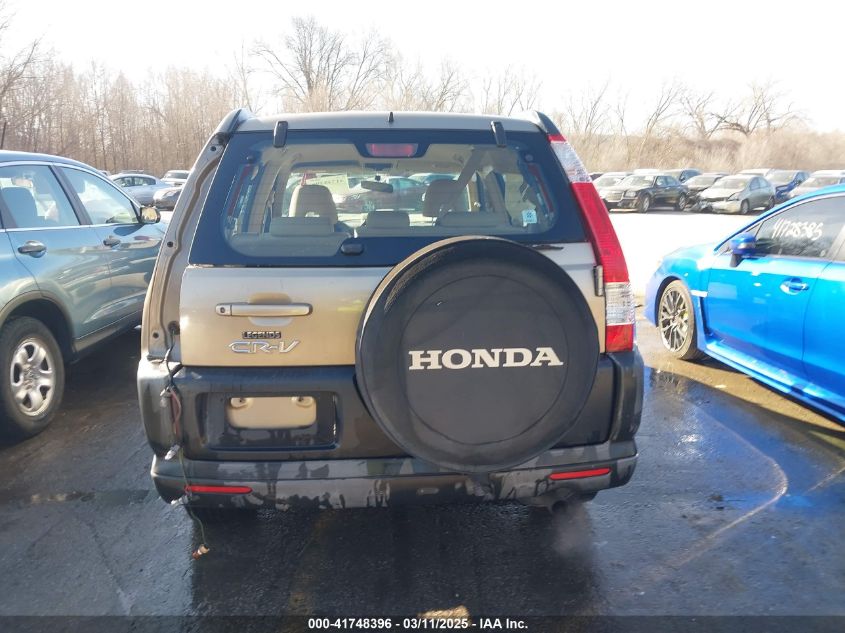 2006 Honda Cr-V Lx VIN: JHLRD68576C028483 Lot: 41748396