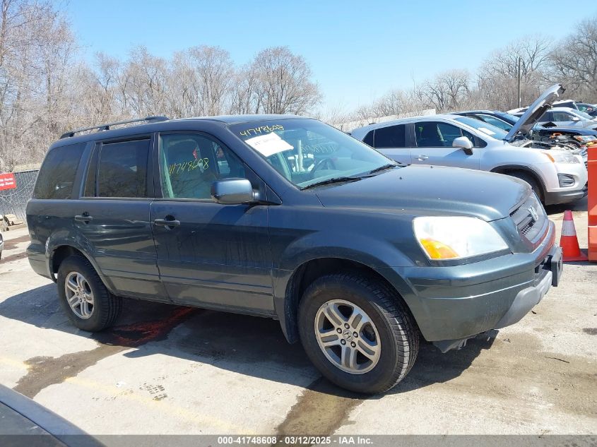 2004 Honda Pilot Ex-L VIN: 2HKYF18544H555436 Lot: 41748608