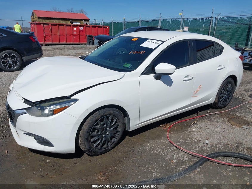 2017 MAZDA MAZDA3 VIN: JM1BN1U70H1100824