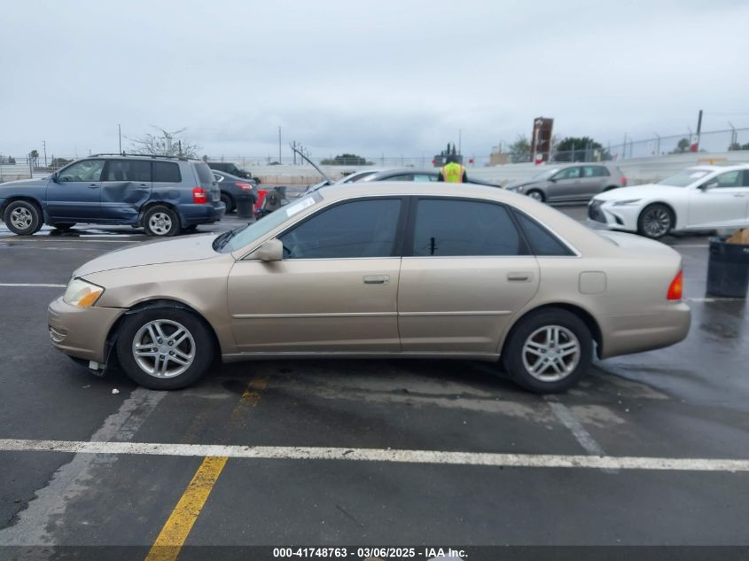 2001 Toyota Avalon Xl VIN: 4T1BF28B31U158301 Lot: 41748763