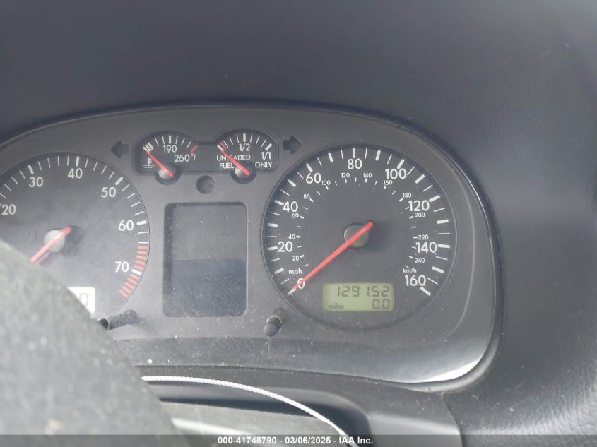 2001 Volkswagen Gti Glx VIN: 9BWPG61J614082515 Lot: 41748790