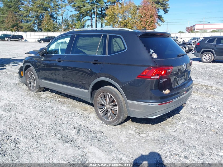 2018 Volkswagen Tiguan 2.0T Se/2.0T Sel black suv gasoline 3VV2B7AX4JM006424 photo #4