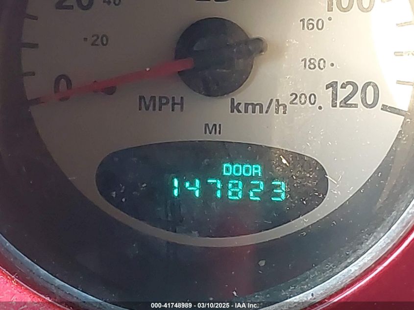 2001 Chrysler Pt Cruiser VIN: 3C8FY4CC01T698394 Lot: 41748989