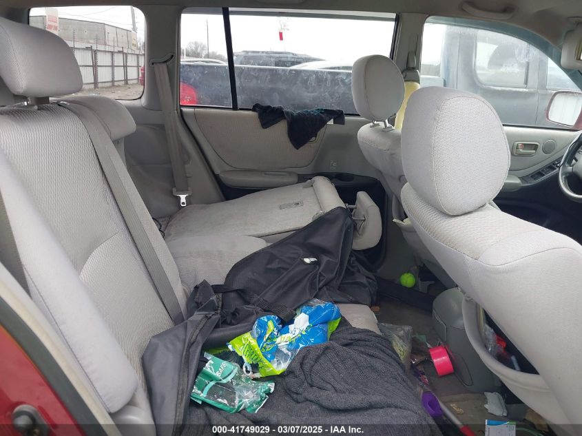 2004 Toyota Highlander VIN: JTEGD21AX40096033 Lot: 41749029