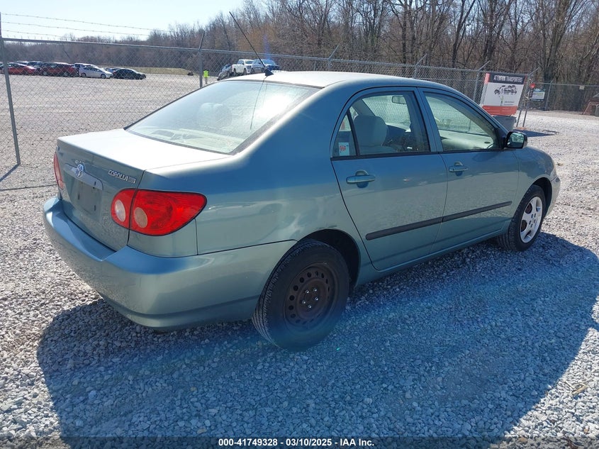 2006 TOYOTA COROLLA VIN: 2T1BR32E46C644611