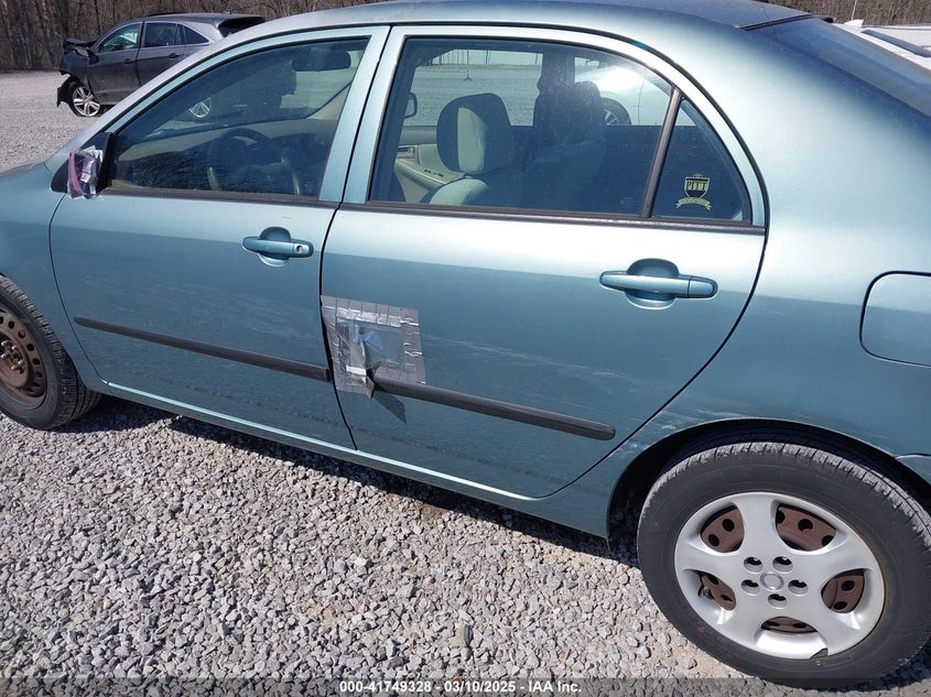 2006 TOYOTA COROLLA VIN: 2T1BR32E46C644611