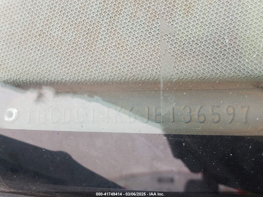 1988 Chevrolet Gmt-400 C1500 VIN: 1GCDC14K6JE136597 Lot: 41749414