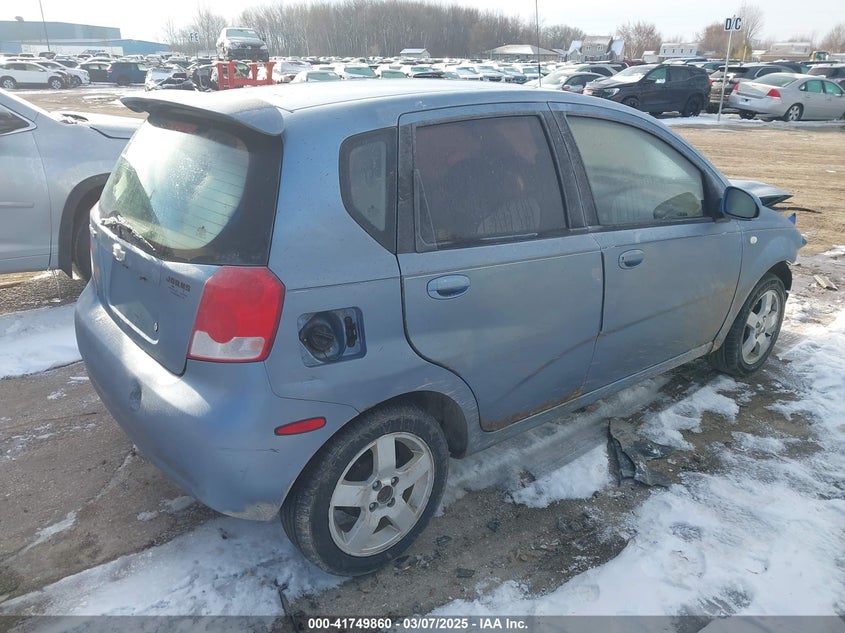 2006 CHEVROLET AVEO VIN: KL1TG66696B617960