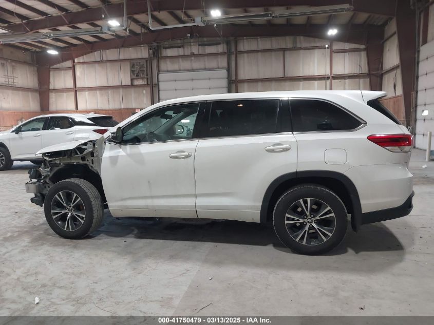 2017 Toyota Highlander Le VIN: 5TDBZRFH1HS448059 Lot: 41750479