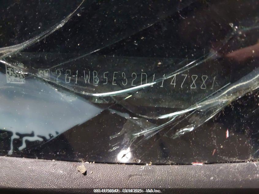 2013 CHEVROLET IMPALA LT - 2G1WB5E32D1147881