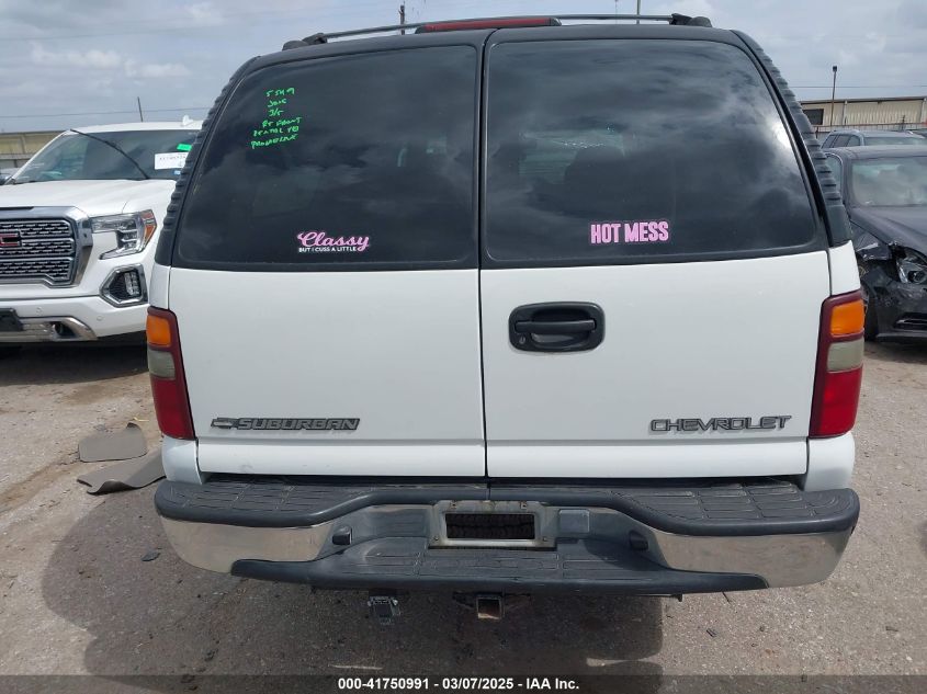 2001 Chevrolet Suburban 1500 Ls VIN: 1GNEC16T01J258820 Lot: 41750991