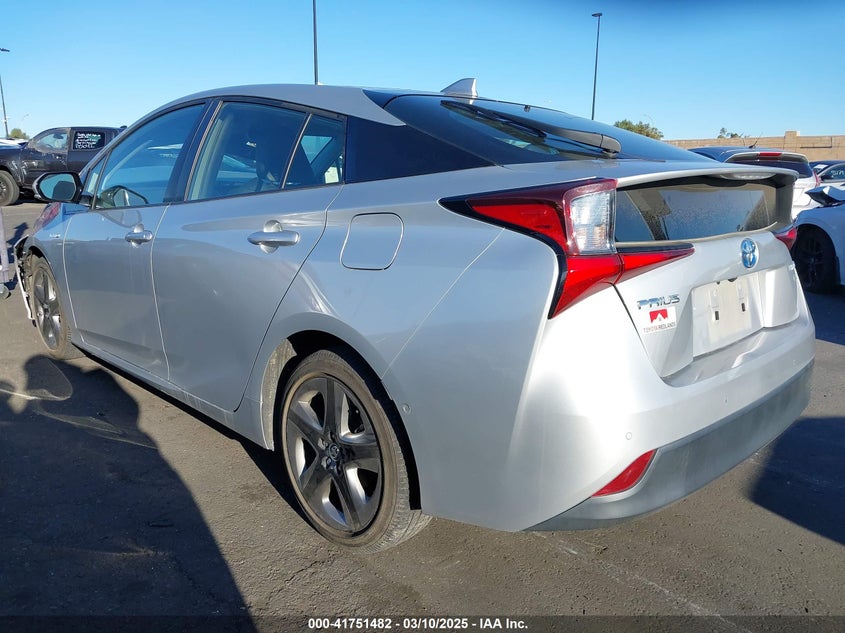 2019 TOYOTA PRIUS VIN: JTDKARFU0K3097075