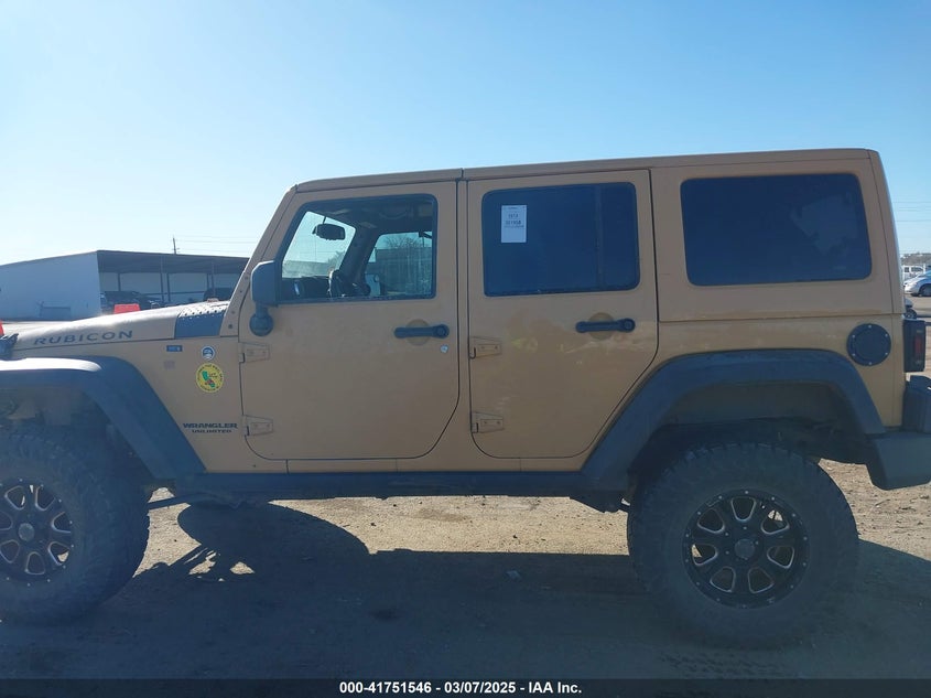 2013 JEEP WRANGLER UNLIMITED VIN: 1C4BJWFG3DL632668