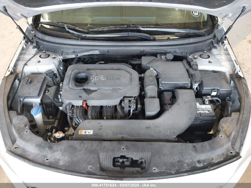 2017 Hyundai Sonata VIN: 5NPE24AF0HH487466 Lot: 41751624