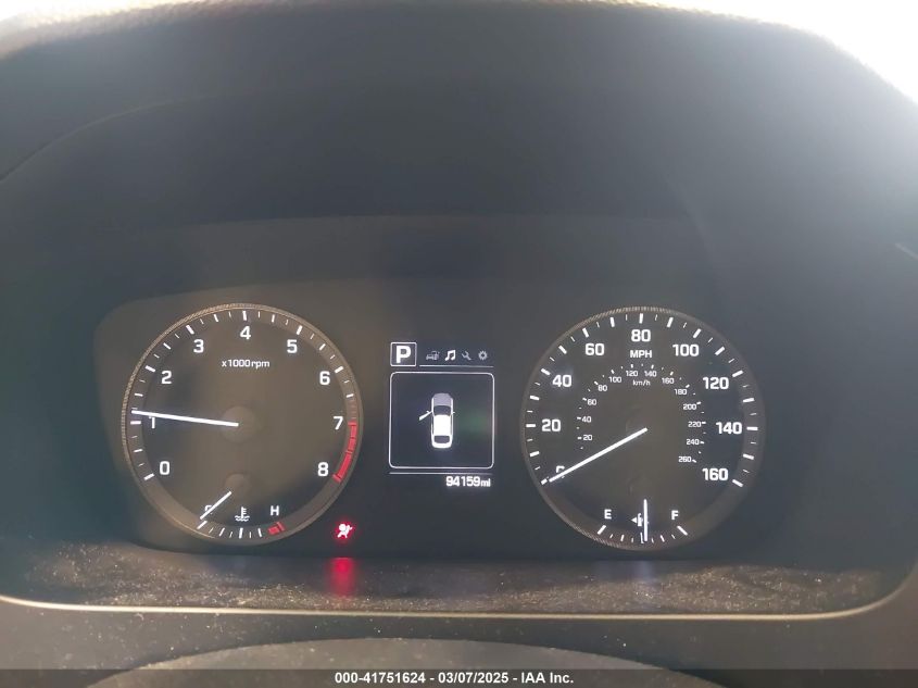 2017 Hyundai Sonata VIN: 5NPE24AF0HH487466 Lot: 41751624