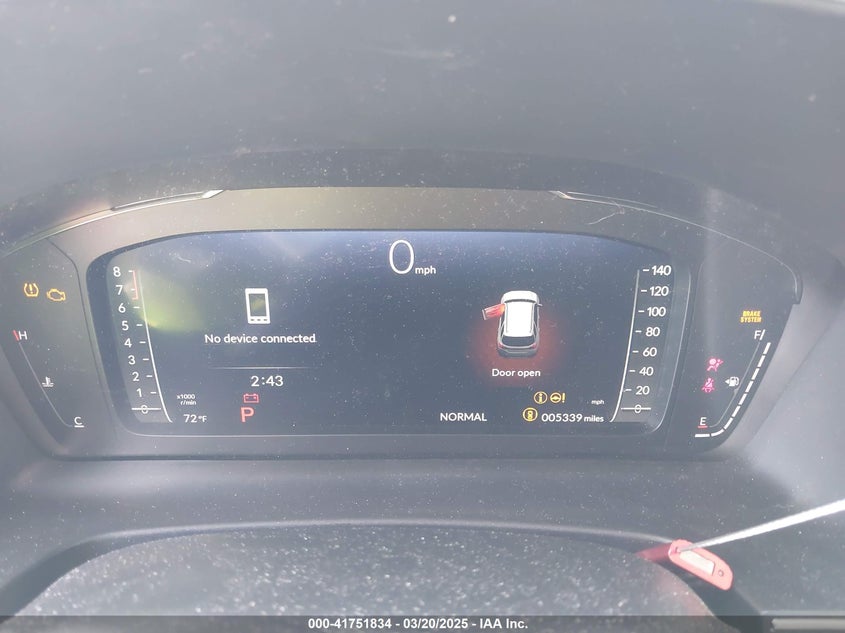 2025 Honda Pilot Elite VIN: 5FNYG1H86SB055202 Lot: 41751834