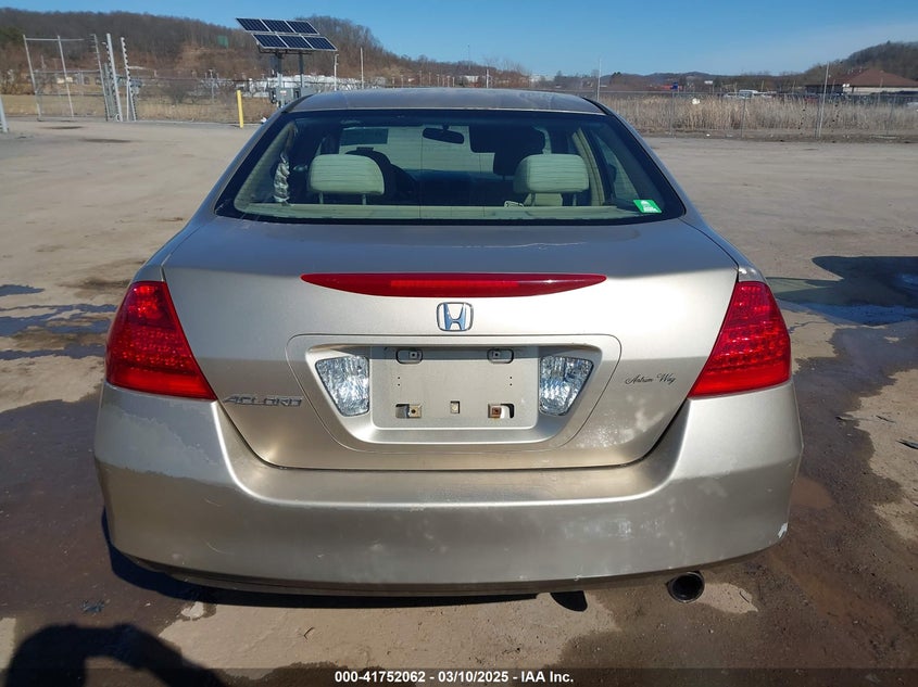 2007 HONDA ACCORD VIN: 1HGCM56437A161120