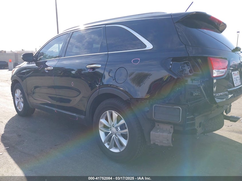 2018 Kia Sorento 3.3L Lx VIN: 5XYPG4A58JG394466 Lot: 41752084