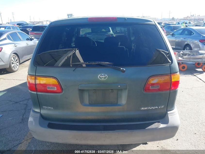 1999 Toyota Sienna Ce VIN: 4T3ZF19C0XU146901 Lot: 41752538