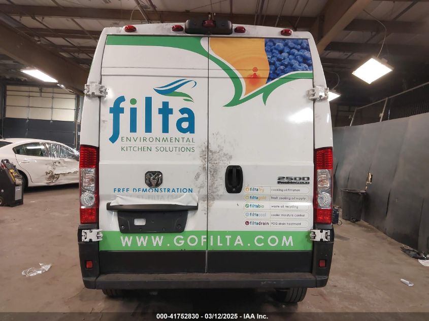 2023 Ram Promaster 2500 High Roof 159 Wb VIN: 3C6LRVDG7PE500902 Lot: 41752830