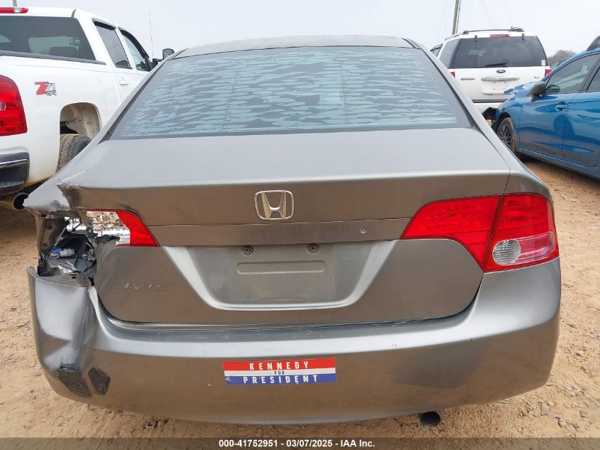 2008 Honda Civic Lx VIN: 2HGFA16598H352664 Lot: 41752951