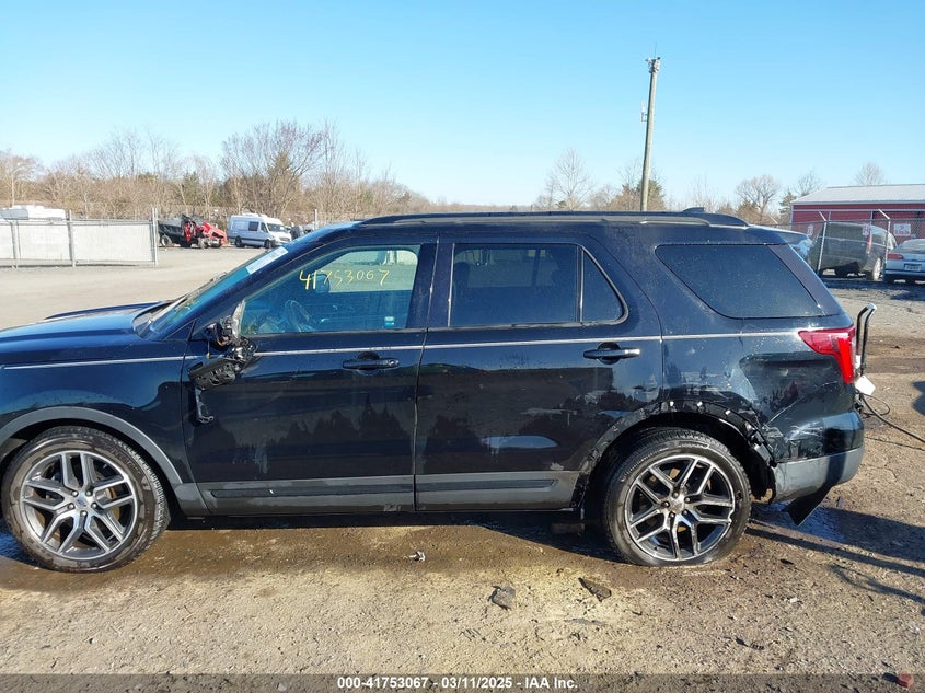2016 FORD EXPLORER VIN: 1FM5K8GT1GGC31663