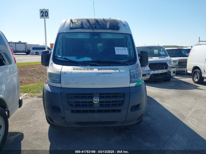 2018 Ram Promaster 2500 High Roof 159 Wb VIN: 3C6TRVDG4JE124733 Lot: 41753198