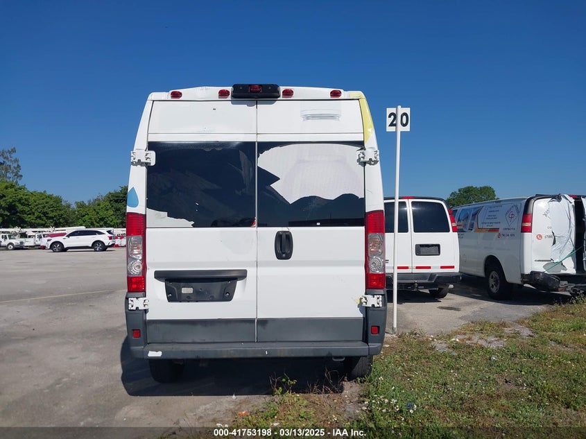 2018 Ram Promaster 2500 High Roof 159 Wb VIN: 3C6TRVDG4JE124733 Lot: 41753198