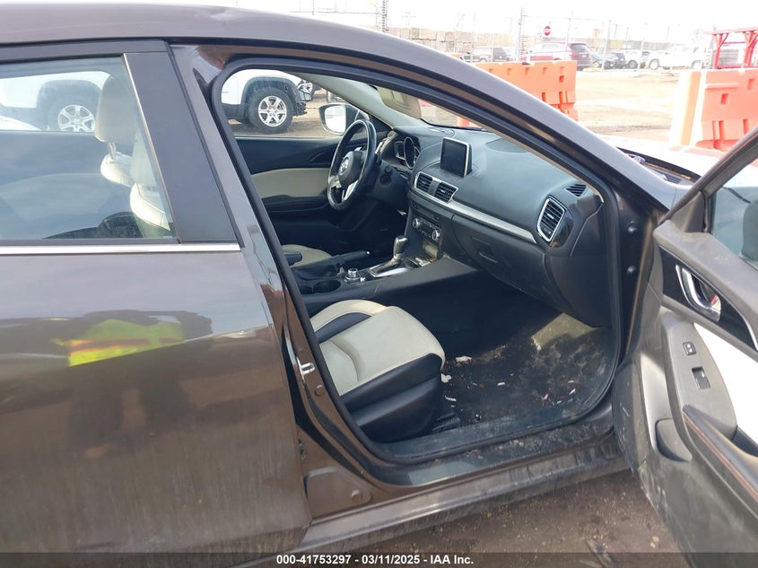 2015 MAZDA MAZDA3 VIN: JM1BM1W37F1238628