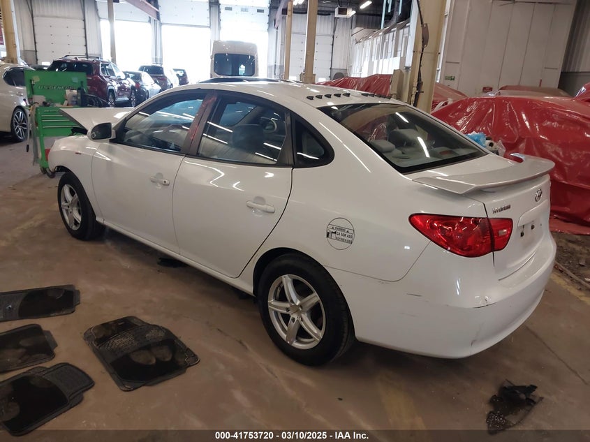 2007 HYUNDAI ELANTRA VIN: KMHDU46D57U167220