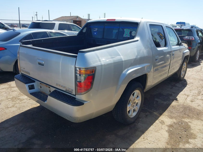 2008 HONDA RIDGELINE VIN: 2HJYK16428H528946