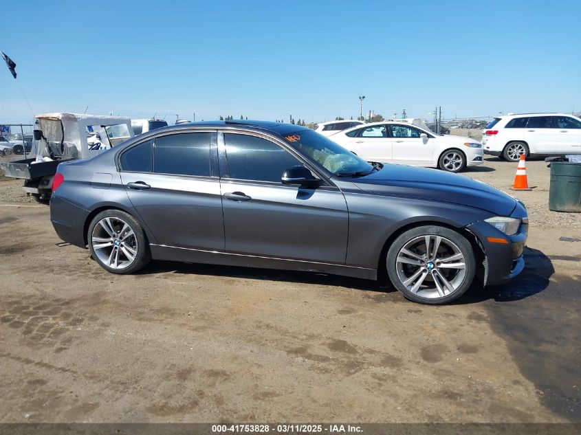 2012 BMW 328I VIN: WBA3A5C59CF345198 Lot: 41753828