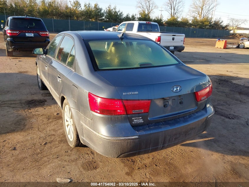 2009 HYUNDAI SONATA VIN: 5NPEU46C89H455634