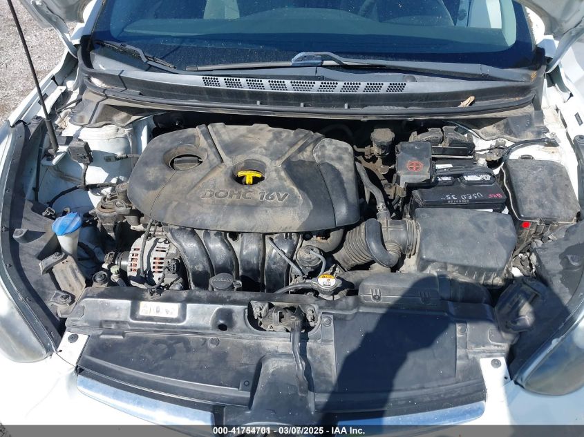 2014 Hyundai Elantra Se VIN: 5NPDH4AE3EH476586 Lot: 41754701