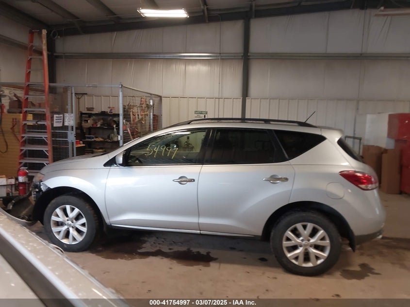 2014 Nissan Murano Sl VIN: JN8AZ1MW6EW529475 Lot: 41754997