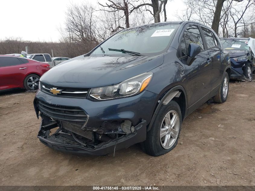 2018 Chevrolet Trax Ls VIN: 3GNCJNSB7JL394078 Lot: 41755145