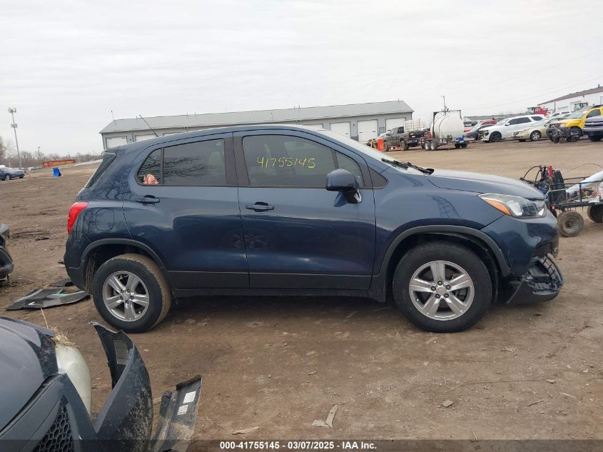 2018 Chevrolet Trax Ls VIN: 3GNCJNSB7JL394078 Lot: 41755145