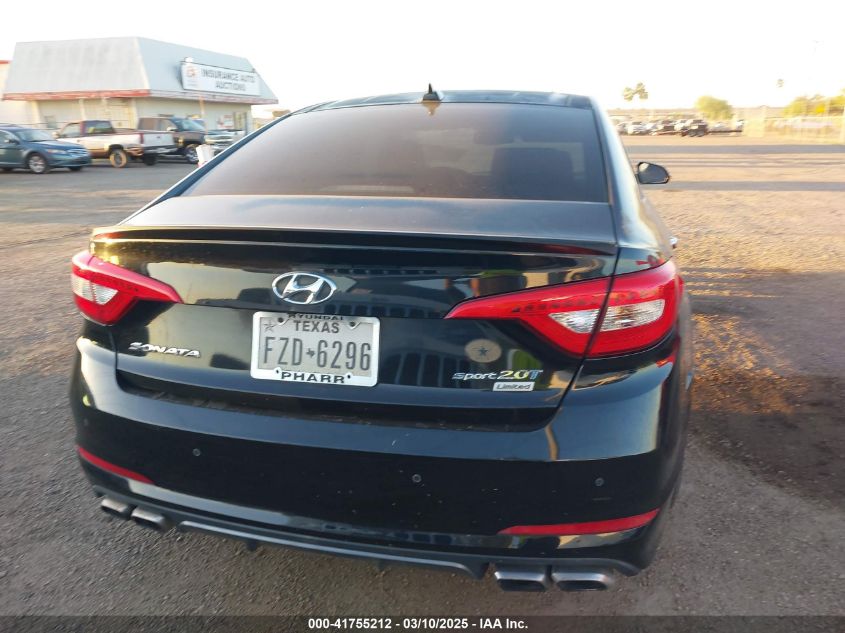 2015 Hyundai Sonata Limited 2.0T VIN: 5NPE34ABXFH243587 Lot: 41755212