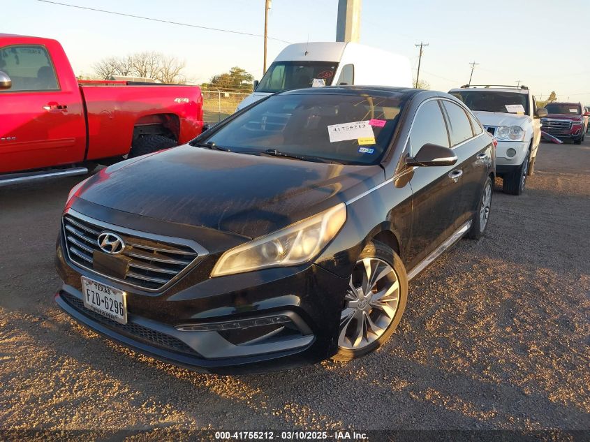 2015 Hyundai Sonata Limited 2.0T VIN: 5NPE34ABXFH243587 Lot: 41755212