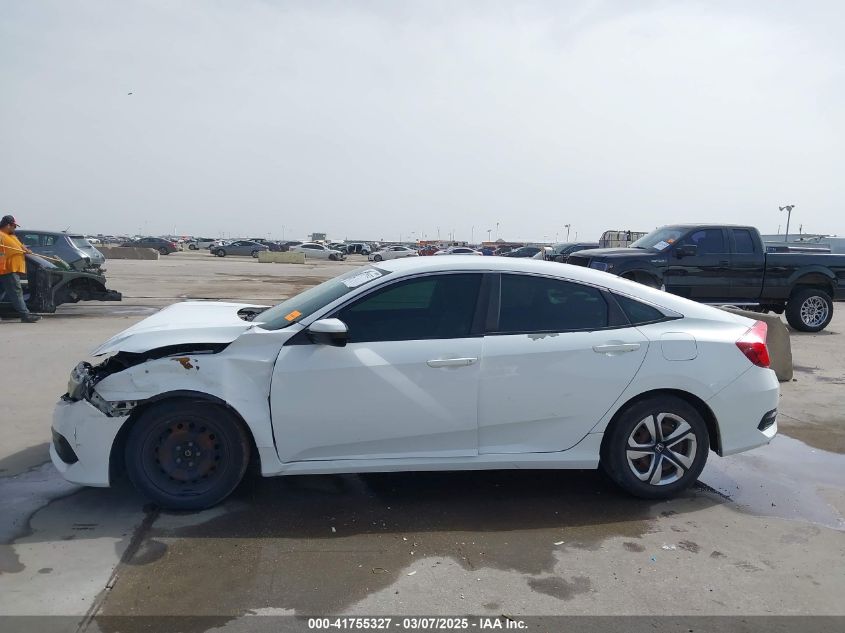 2018 Honda Civic Lx VIN: 19XFC2F52JE013017 Lot: 41755327