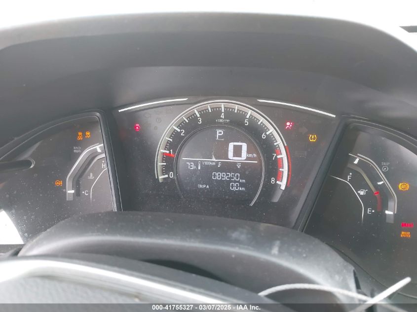 2018 Honda Civic Lx VIN: 19XFC2F52JE013017 Lot: 41755327