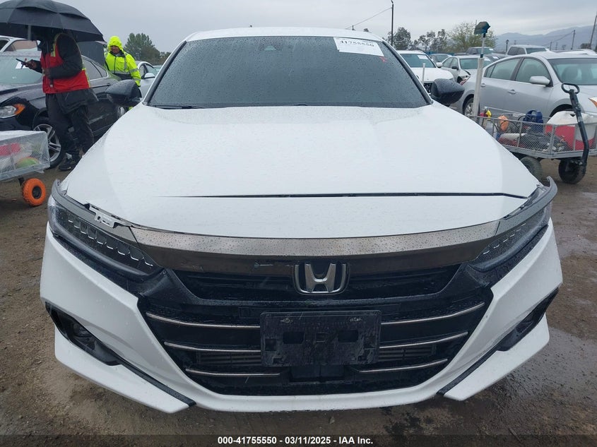 2021 HONDA ACCORD VIN: 1HGCV1F33MA018645