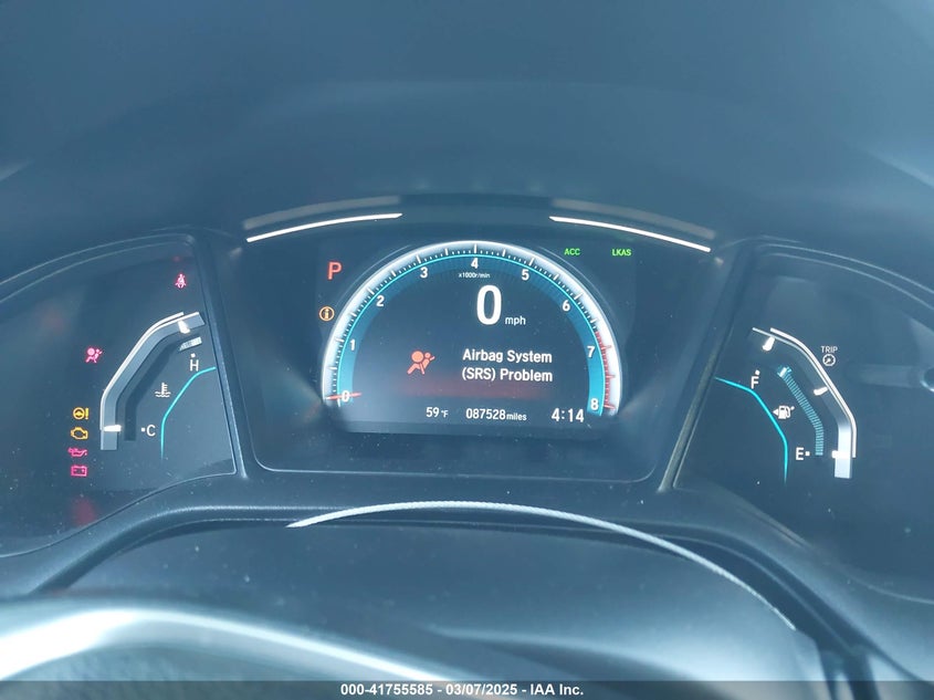 2019 HONDA CIVIC VIN: 2HGFC2F67KH506515